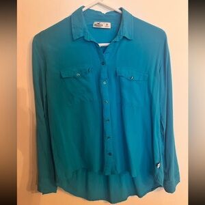 NWOT Hollister Button Up Blouse Top x-Small